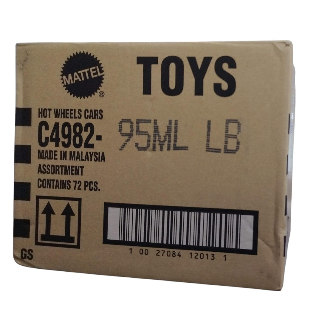 Hot Wheels 2026 Factory-Sealed L Case (95ML LB) – 72 Original Mattel 1:64 Die-Cast Cars | Brand New Unopened Master Carton