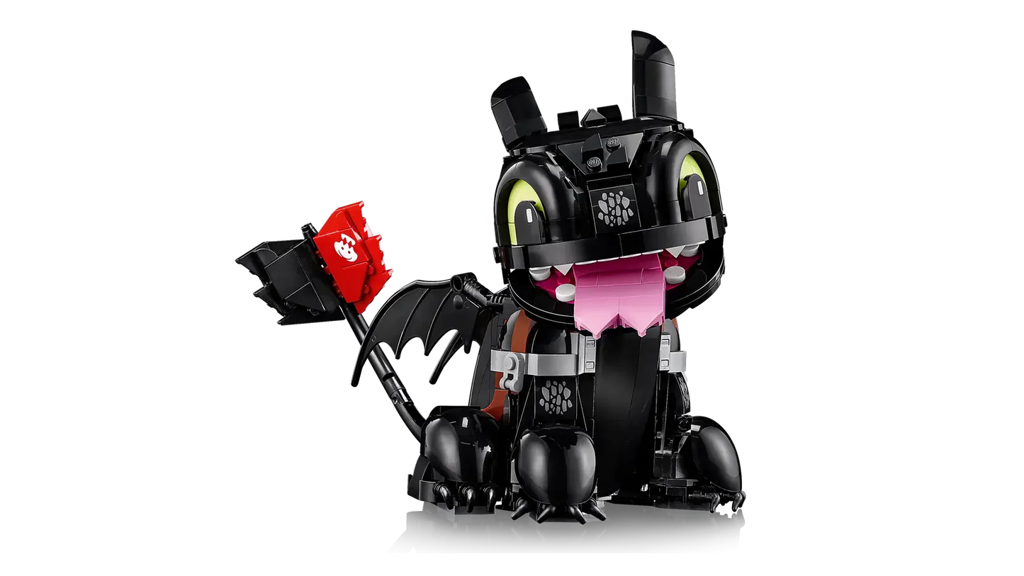 LEGO 10375 How to Train Your Dragon Toothless – Collectible Buildable Dragon Toy