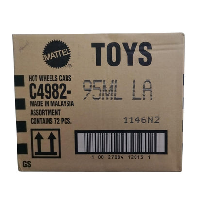 Hot Wheels 2026 Factory-Sealed L Case (95ML LA) – 72 Original Mattel 1:64 Die-Cast Cars | Brand New Unopened Master Carton