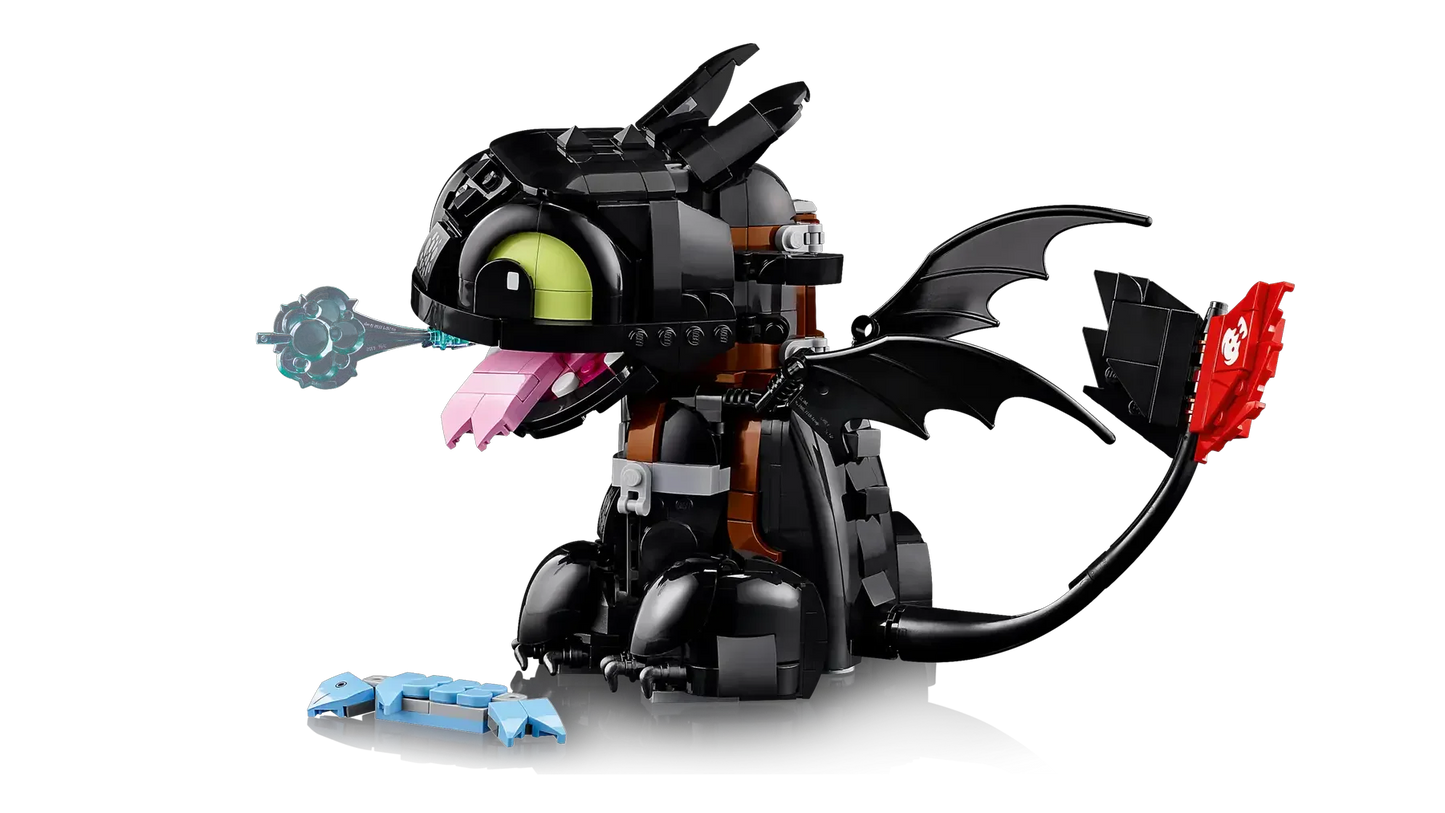 LEGO 10375 How to Train Your Dragon Toothless – Collectible Buildable Dragon Toy