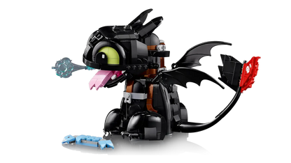 LEGO 10375 How to Train Your Dragon Toothless – Collectible Buildable Dragon Toy