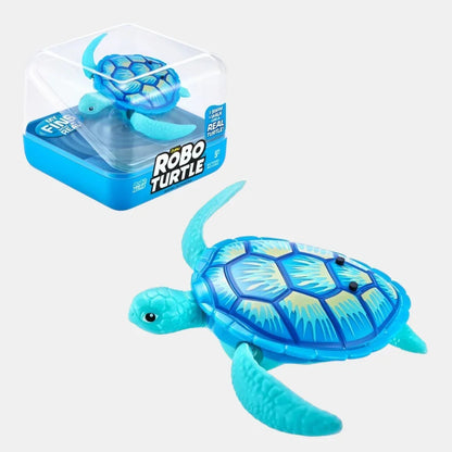 ZURU Robo Turtle Robotic Swimming Toy – Realistic Water-Activated Moving Turtle for Kids (Single Piece)