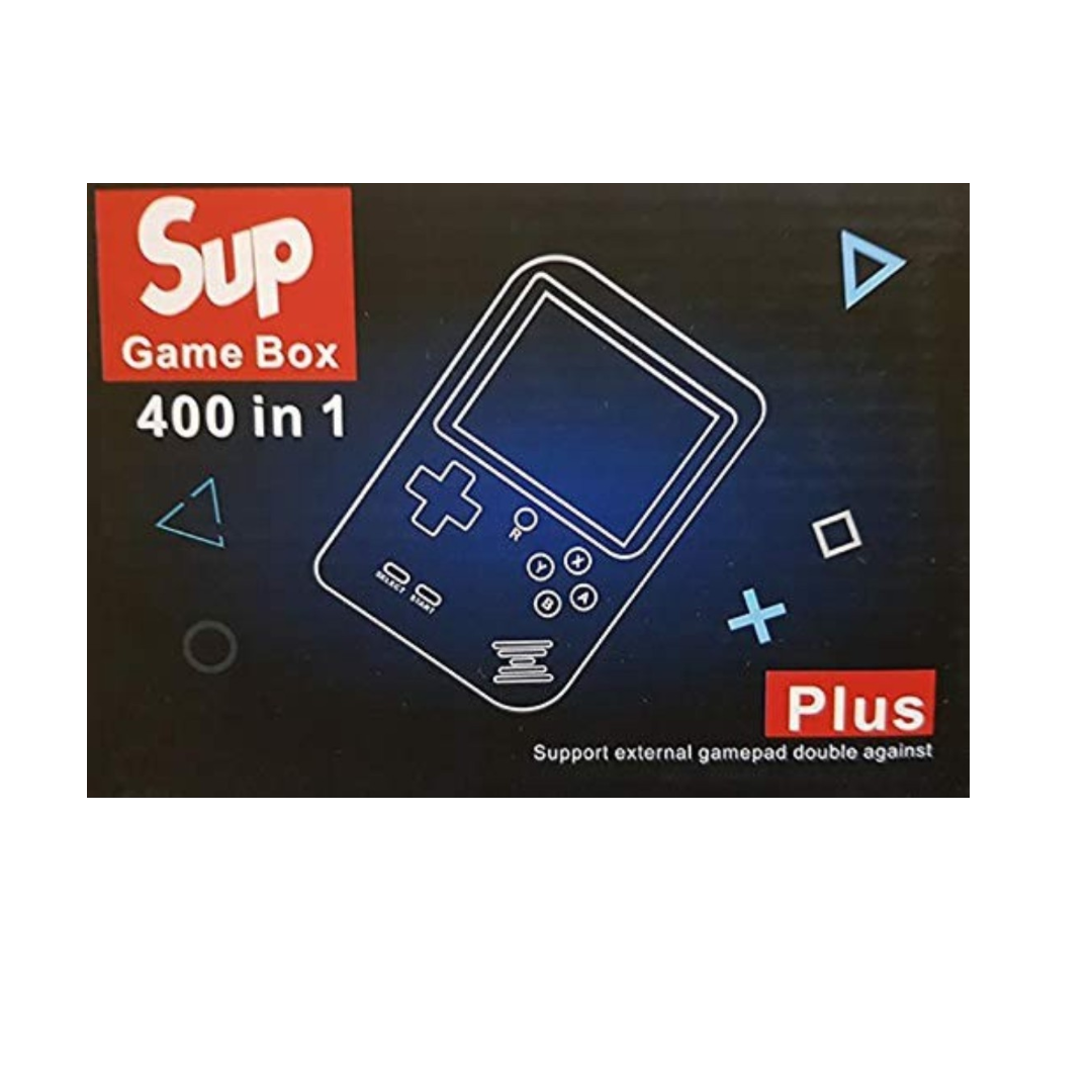 SUP Game Box 400 in 1 Plus Handheld Retro Gaming Console with Built-in Games, Rechargeable Battery & TV Output 🎮