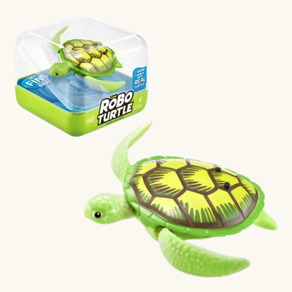 ZURU Robo Turtle Robotic Swimming Toy – Realistic Water-Activated Moving Turtle for Kids (Single Piece)