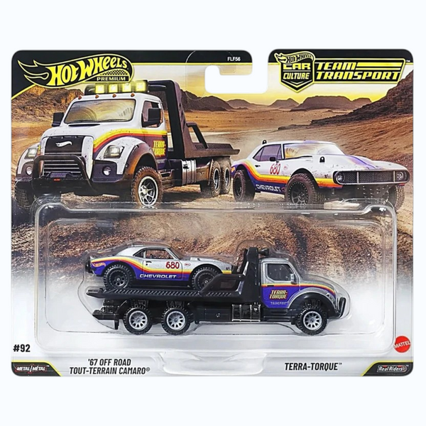 Hot Wheels Premium Car Culture Team Transport '67 Off Road Camaro