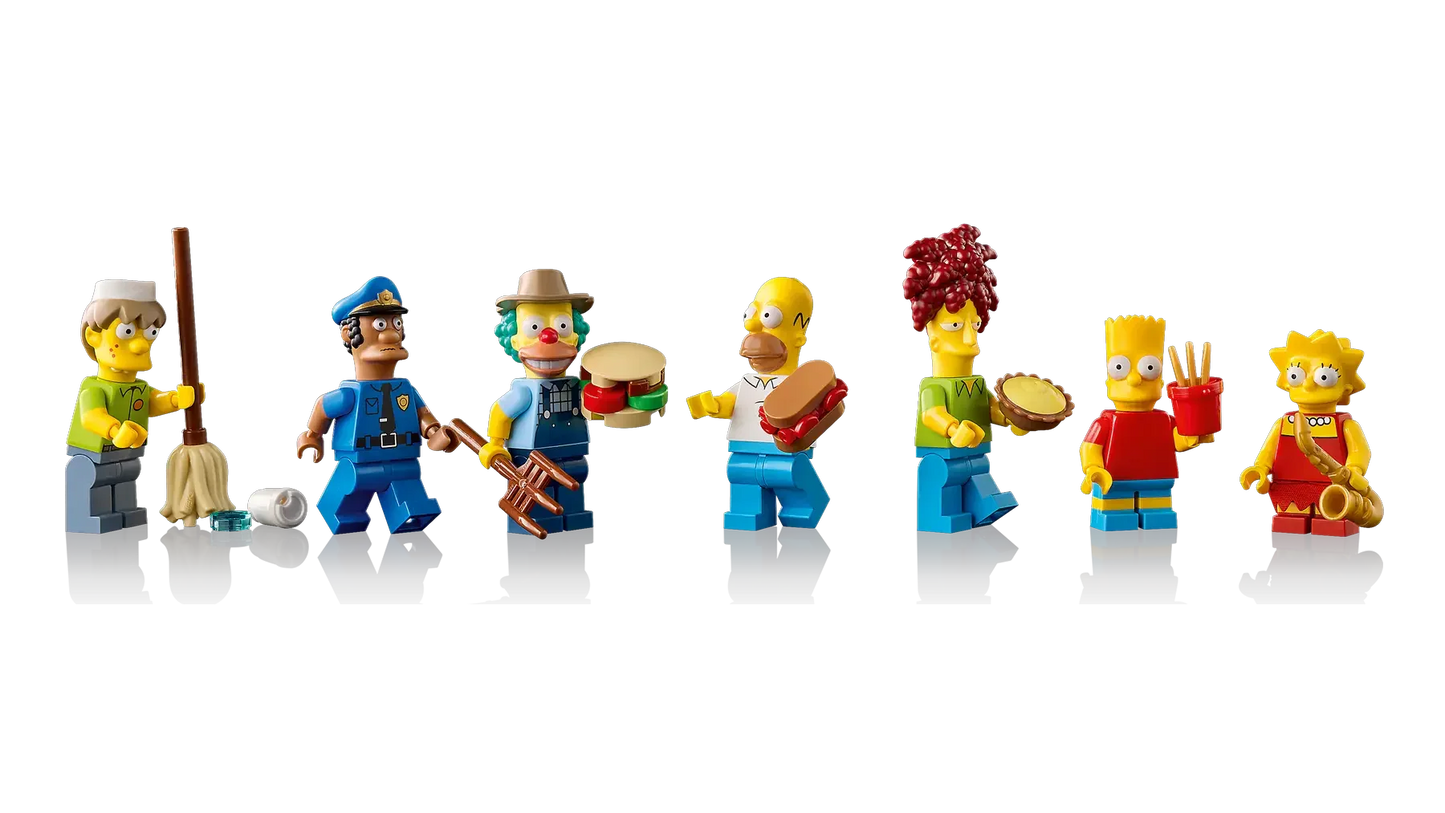 LEGO 10352 Icons The Simpsons: Krusty Burger  1,635Piece Adult Display Set