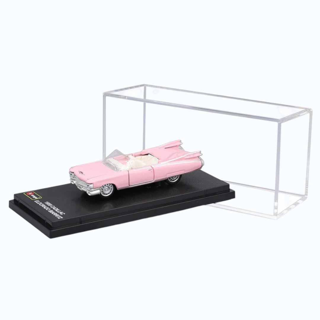 Bburago 1:64 Cadillac Eldorado Pink Convertible Classic Diecast Model Car