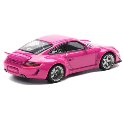 Pop Race 1:64 Porsche 911 (997) RWB – Pink | Widebody Diecast Model Car