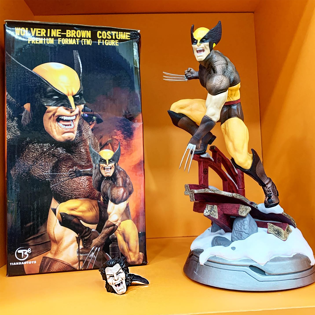 Wolverine Brown Costume Action Figure Marvel's Iconic Characters - Age 15+