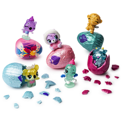 Hatchimals CollEGGtibles Royal Multipack with 4 Hatchimals and Accessories (multicolour)