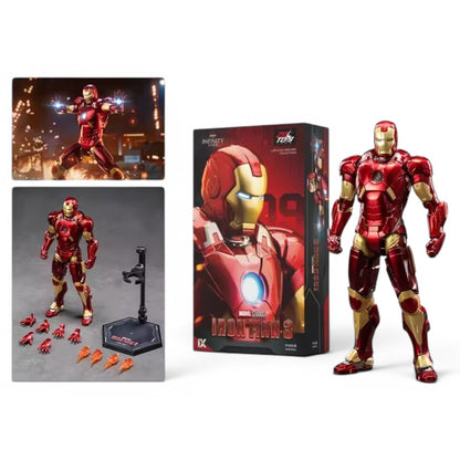 ZD Toys Marvel Avengers 1/10 Scale Iron Man Mark 9 (MK9) Figure I Marvel Studios Iron Man 3 Collector Action Figure