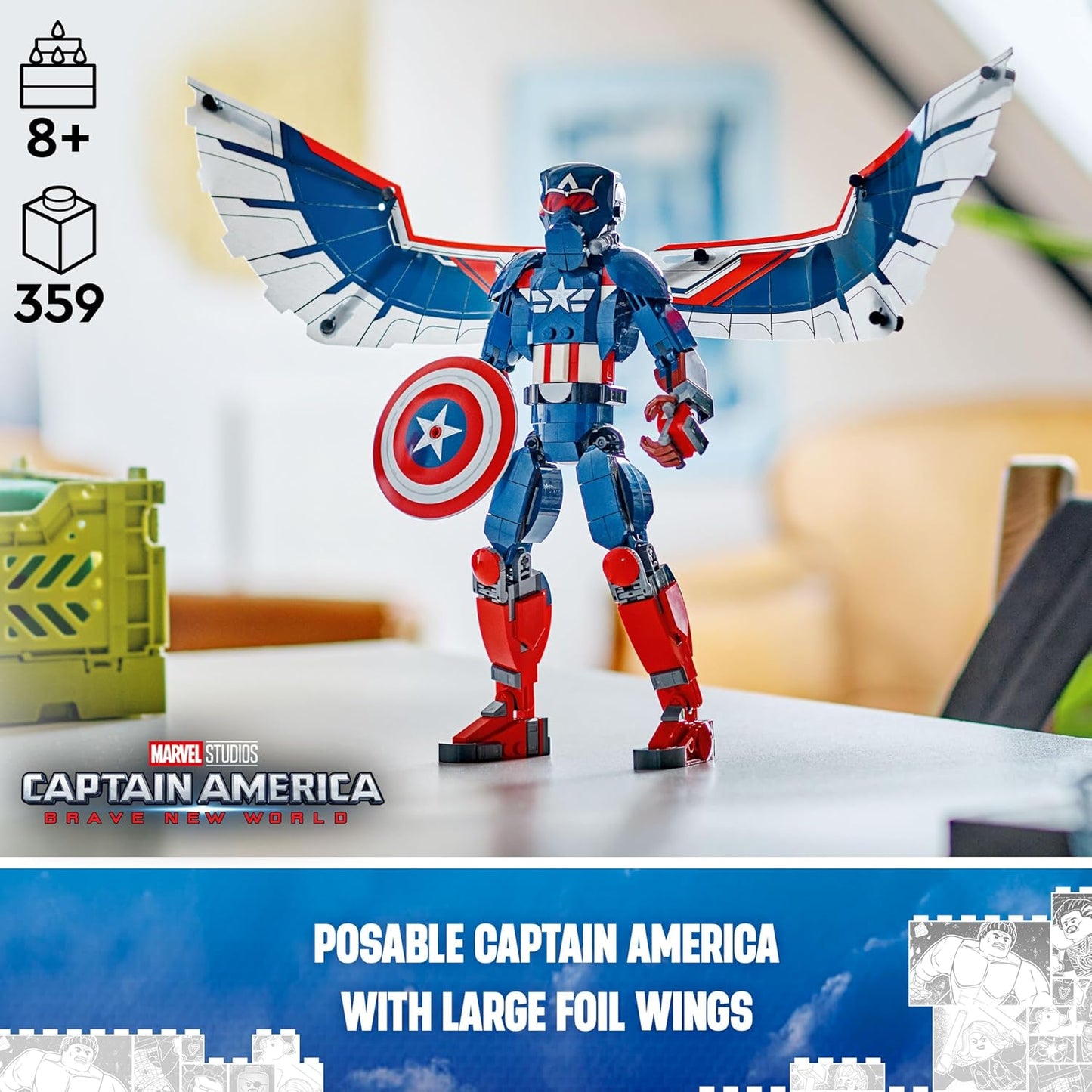 LEGO 76296 Marvel New Captain America Construction Figure