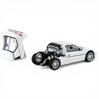 Tarmac Works 1:64 Ford RS200 White Diecast Car with Removable Bonnet (T64P-001-WH) – Detailed Collectible Model
