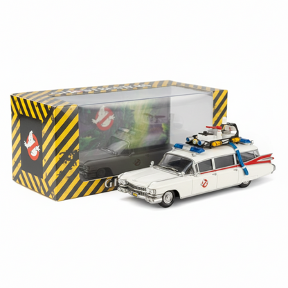 YS Model 1:64  Cadillac Miller-Meteor ECTO-1 – Ghostbusters Diecast Car