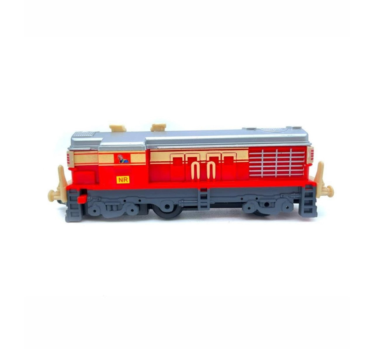 Centy 13-Piece Battery-Operated Indian Mini Passenger Train Set with 3-Piece Train, 10-Piece Track & High-Speed Engine for Kids 3+