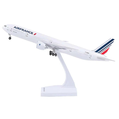 Diecast Collectible 1:250 Scale Model Airplane With Light & Sound – Air France Boeing 777-380ER - Jaiman Toys