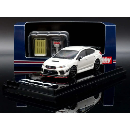 Hobby JAPAN 1:64  HJ641040W 1:64 Subaru WRX STI RA-R w/EJ20 Engine Display- White