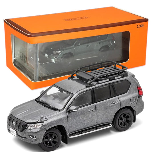 GCD 1:64 Toyota Land Cruiser Prado 150 – Grey | Premium Diecast SUV Model