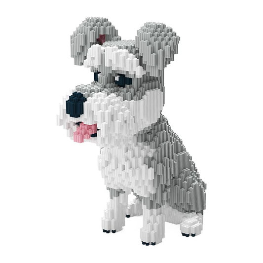 Dog Schnauzer Micro Building Blocks Set (2817PCS)