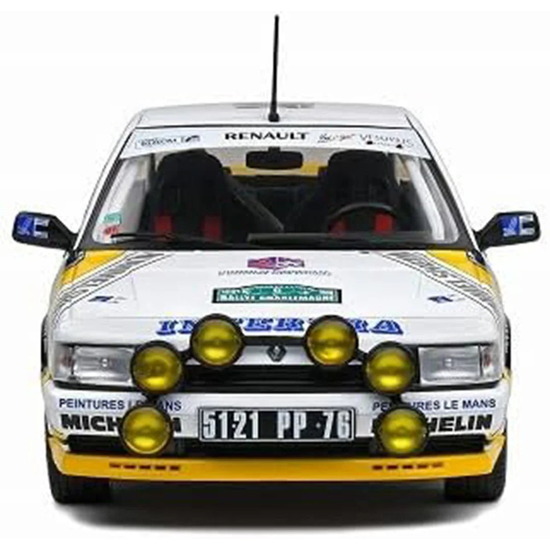 SOLIDO 1/18 Renault 21 Turbo Rallye Charlemagne 1991#6 Diecast model - Jaiman Toys