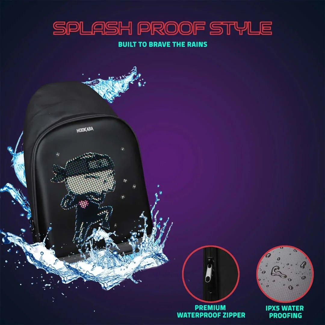 Hookaba LED Sling Bag – Light-Up Crossbody | Compact, Waterproof, Trendy Travel Companion - Jaiman Toys