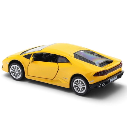 RMZ City Lamborghini Huracán Coupé 1:32 Scale Die-Cast Model Car – | Collectible Miniature Supercar with Opening Doors | 3 Colour Variants