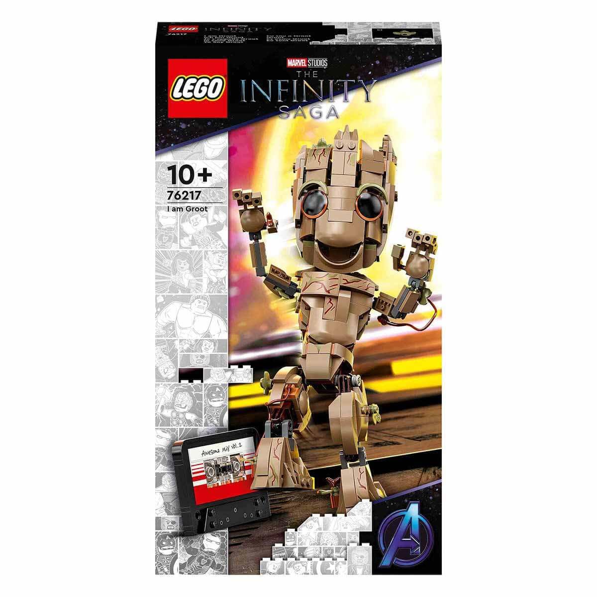 LEGO 76217 Marvel I am Groot Building Toy Set (476 Pieces)