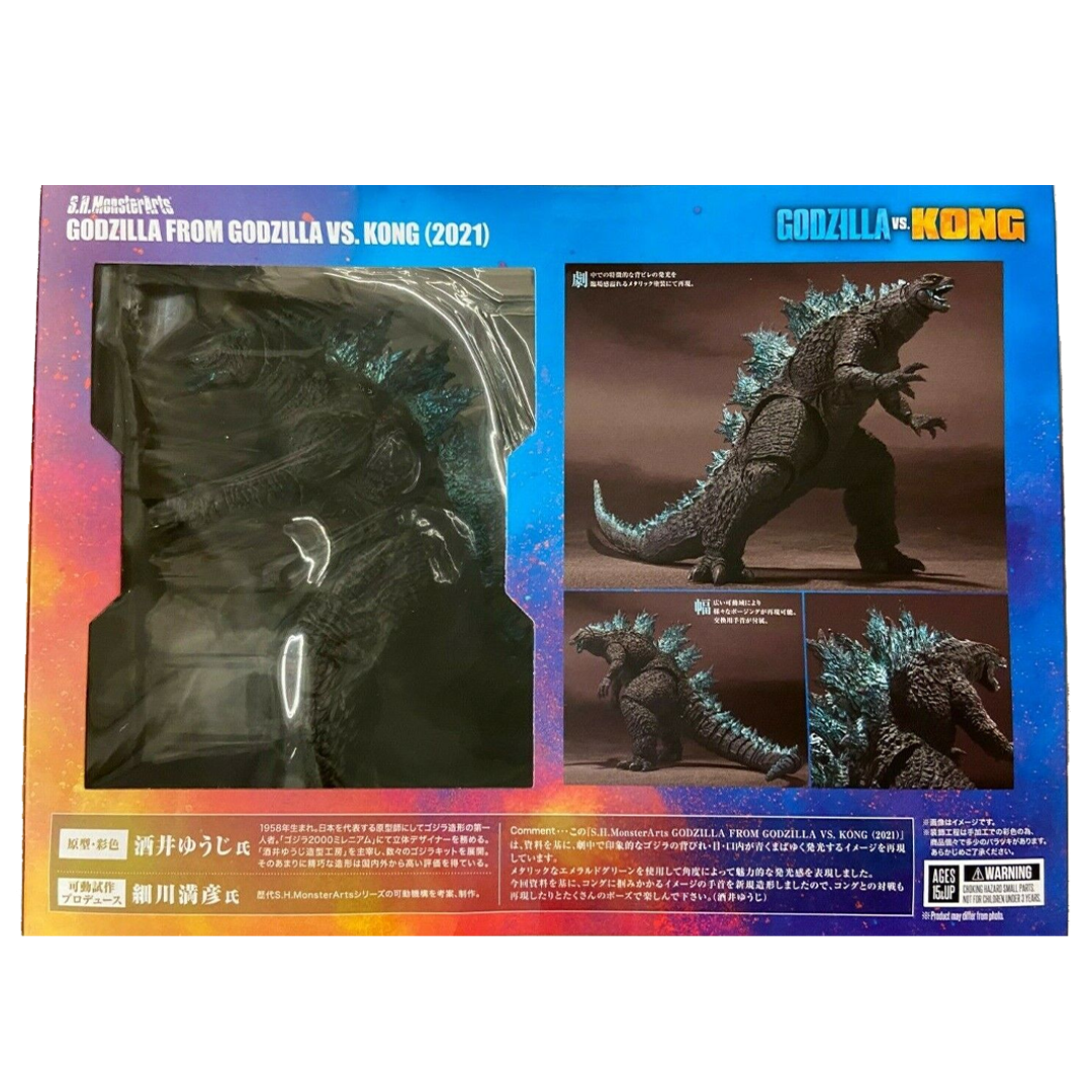 New 2021 Godzilla Vs Kong Action Figure Collectable Godzilla