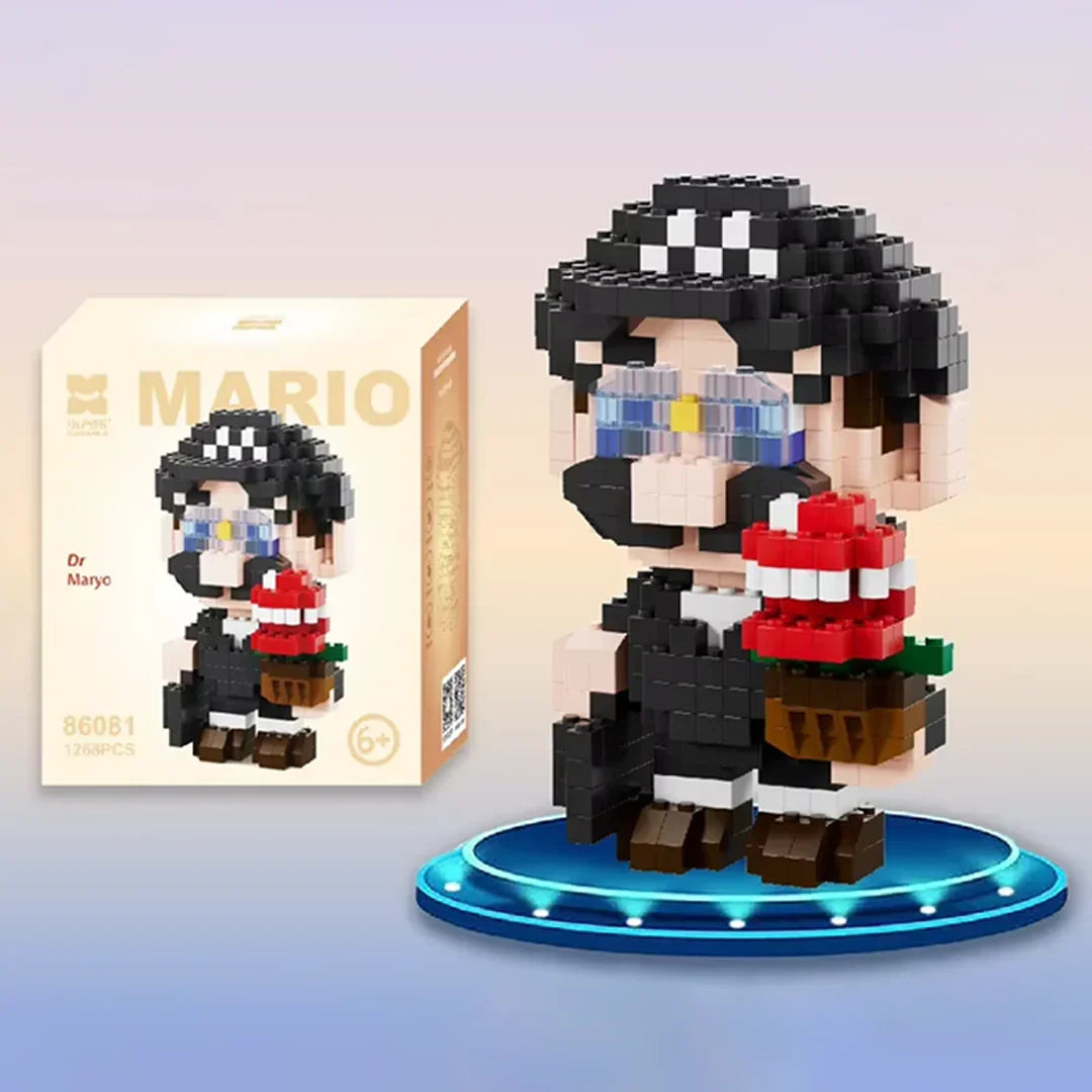 Mario Building Blocks Minifigure 5 Inch as Birthday Gift for Kids - Jaiman Toys