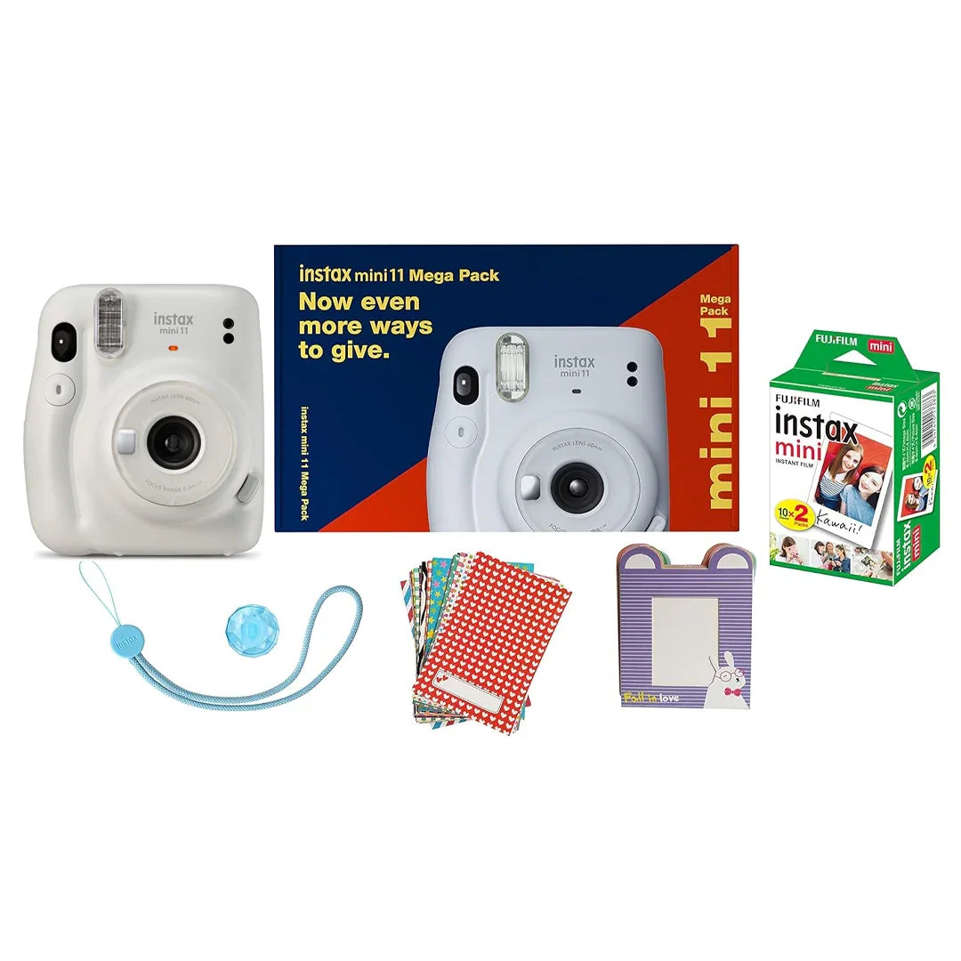 Fujifilm Instax Mini 11 Mega Pack (White) - Jaiman Toys
