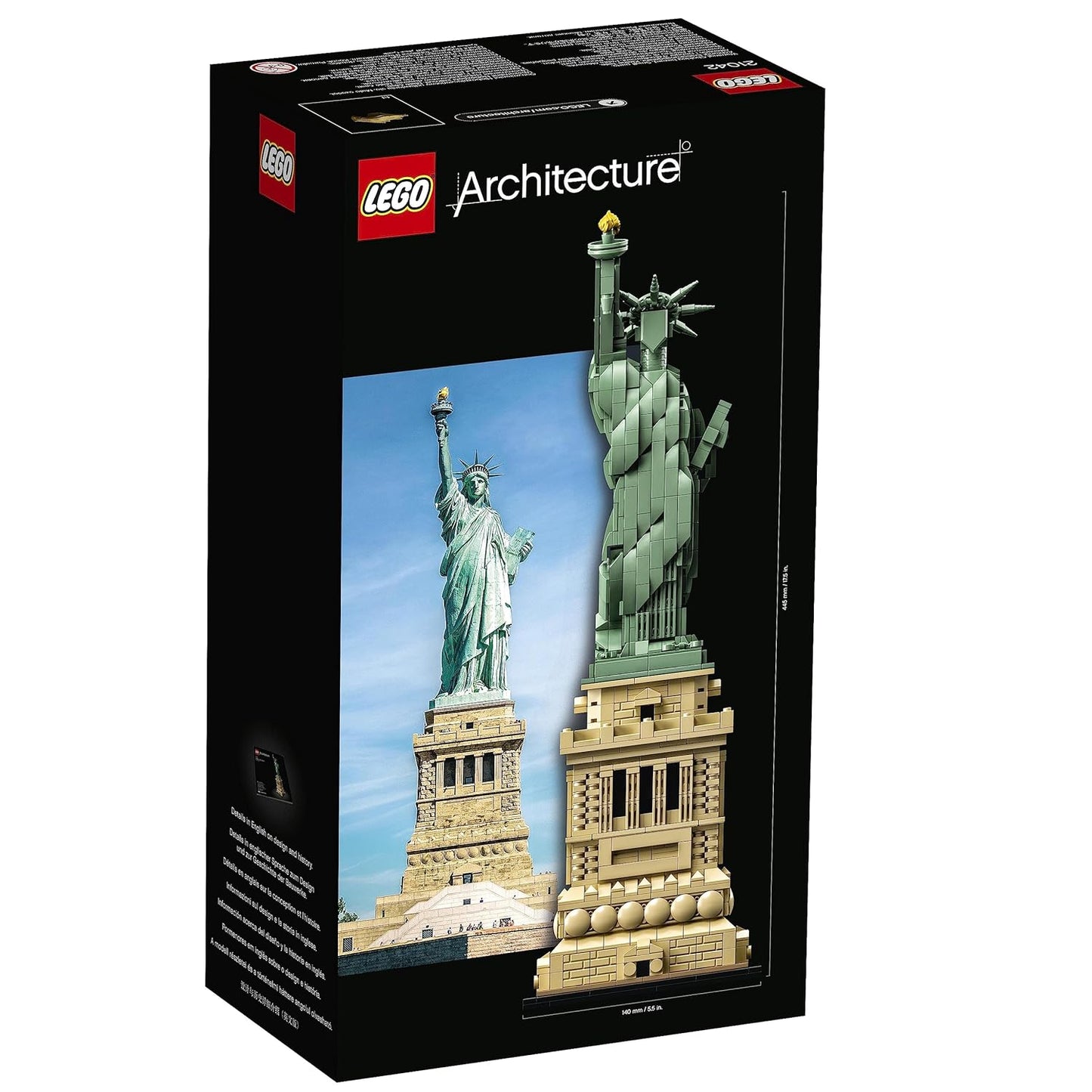 LEGO 21042! Architecture Statue of Liberty Construction Toy for Adults, Multicolor (1685 Pieces)