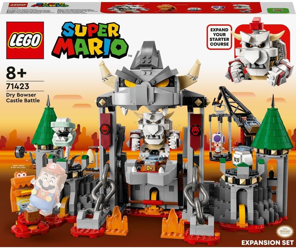 LEGO 71423 Super Mario Dry Bowser Castle Battle