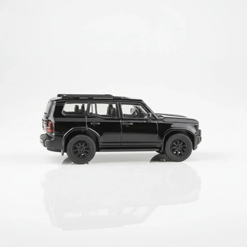 PARA64 1:64 2024 Toyota Land Cruiser 250 RHD Prado Black PA-65744