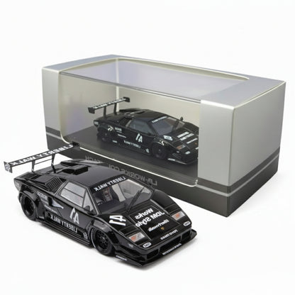 Vision64 1:64 Lamborghini Countach LBWK Liberty Walk White Diecast Scale Model Car
