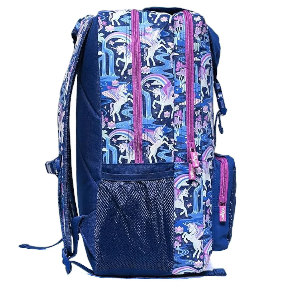 Smiggle Away Foldover Backpack Unicorn – 16-Inch Compartment | Multi-Compartment School & Travel Bag