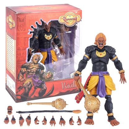 Legends of the Ramayan 1:12 Scale Vaali Collector Action Figure with Gada, Alternate Head, Tail & Free Comic Book