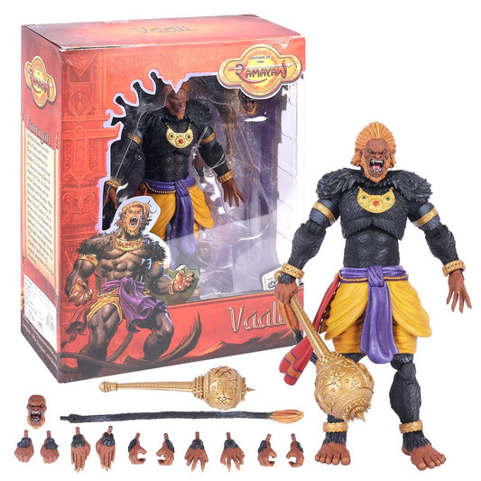 Legends of the Ramayan 1:12 Scale Vaali Collector Action Figure with Gada, Alternate Head, Tail & Free Comic Book