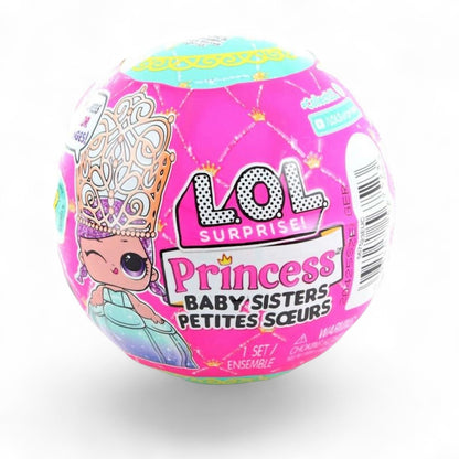L.O.L. Surprise! Princess Baby Sisters Surprise Doll Ball – Collectible Princess Doll with Colour Changing Dress & Accessories