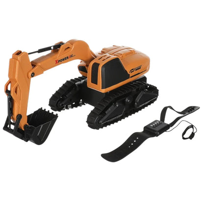 Gesture Induction Remote Control Excavator Toy – Full-Functional RC Construction Vehicle for Kids