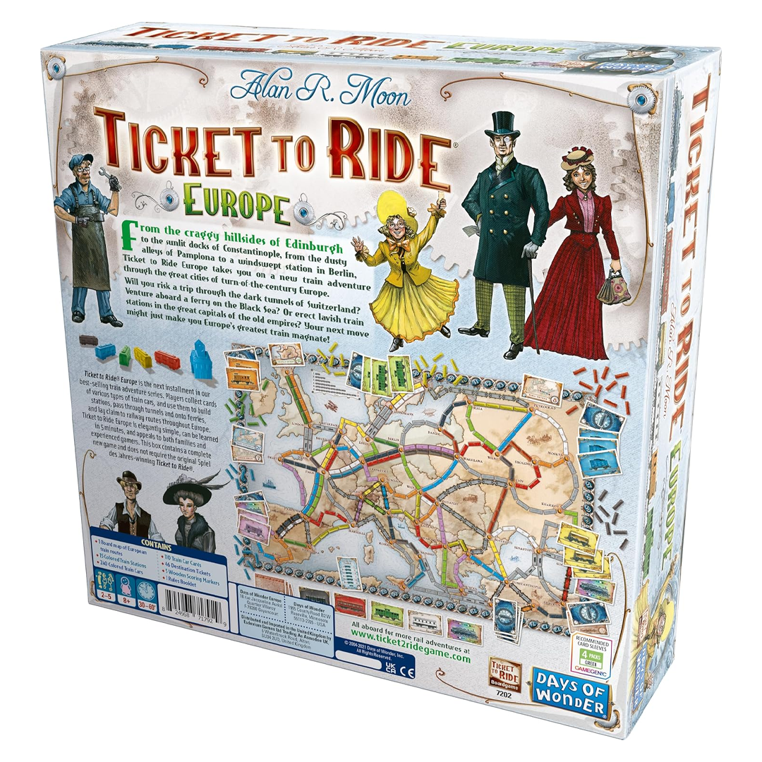 Days of Wonder Funskool-Asmodee Ticket to Ride Europe