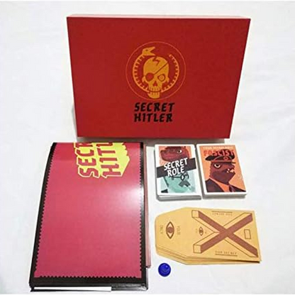 SECRET HITLER BOARD GAME (C) RED | Political Intrigue &amp; Betrayal Fun! Age 6+