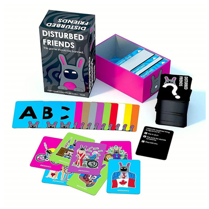 Kids Mandi Disturbed Friends Card Game, A Party Game Ideal for 21+