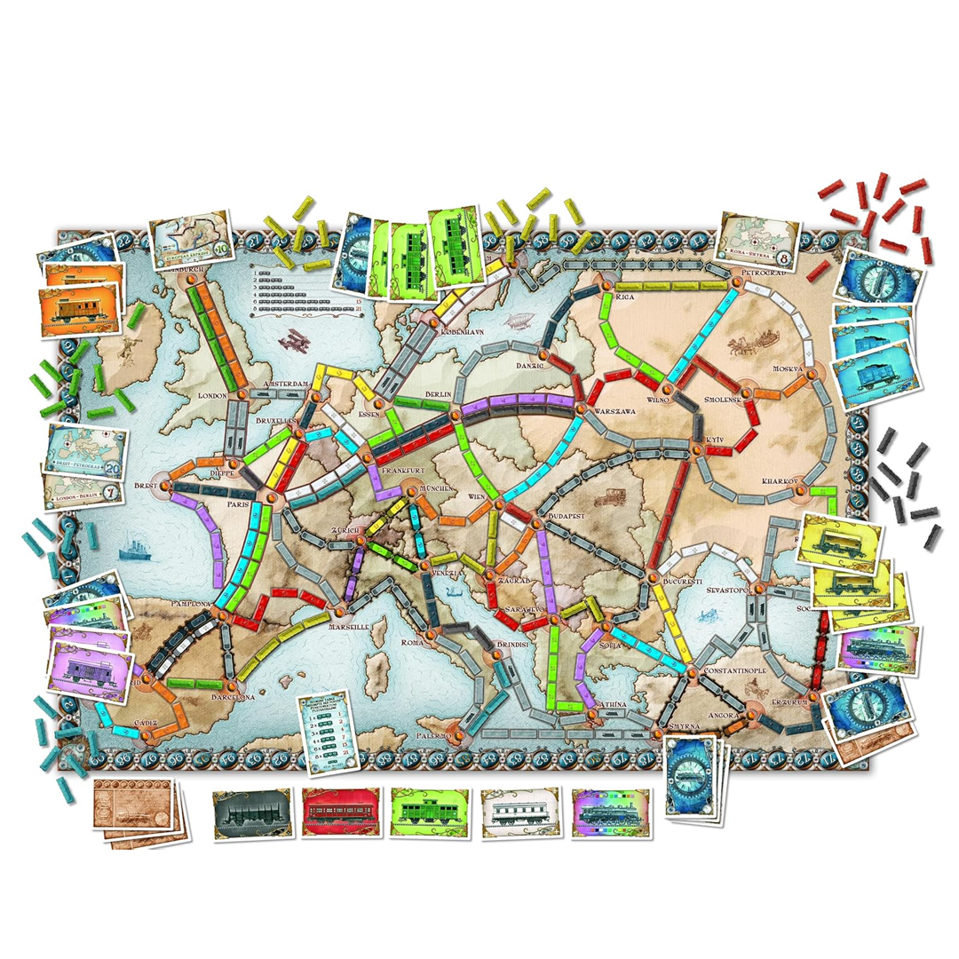 Days of Wonder Funskool-Asmodee Ticket to Ride Europe