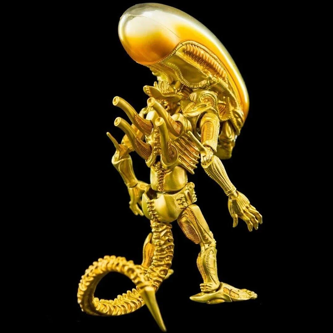 Herocross Alien Special Edition Gold Hybrid Action Figure