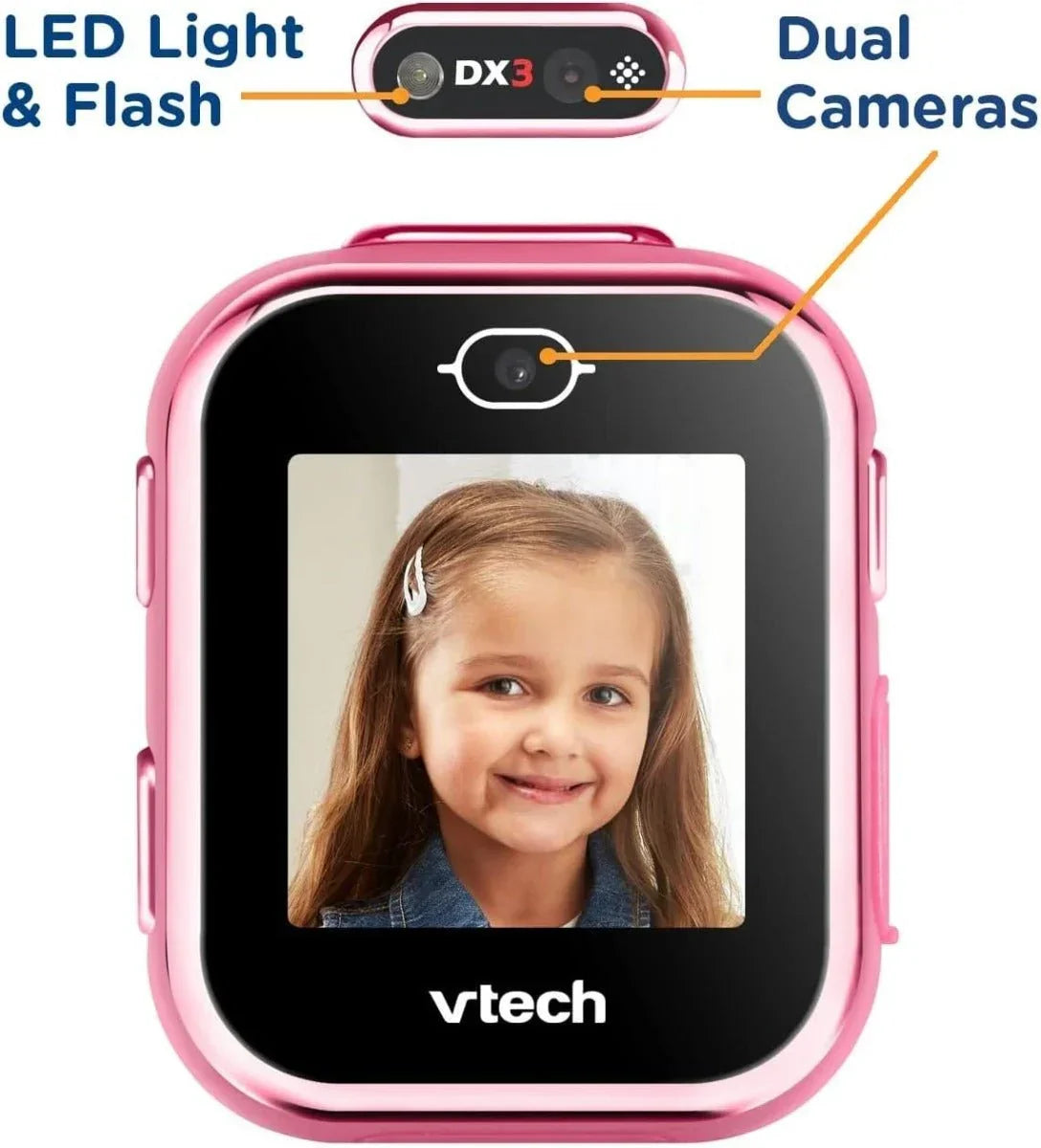VTech KidiZoom Smartwatch DX3, - Pink - Jaiman Toys