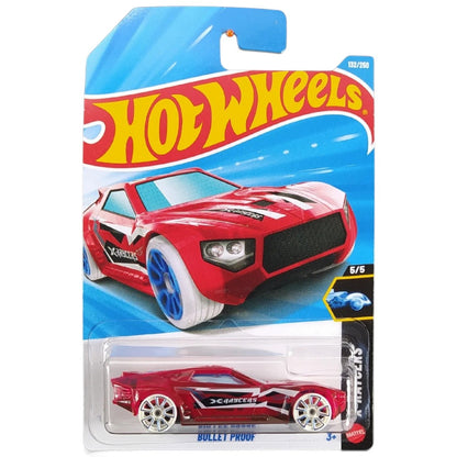 Hot Wheels 1:64 Scale 5-Car Die-Cast Set | ’76 Chevy Chevette, Crescendo Green, Bullet Proof, Ford F-150 Raptor & DMC DeLorean