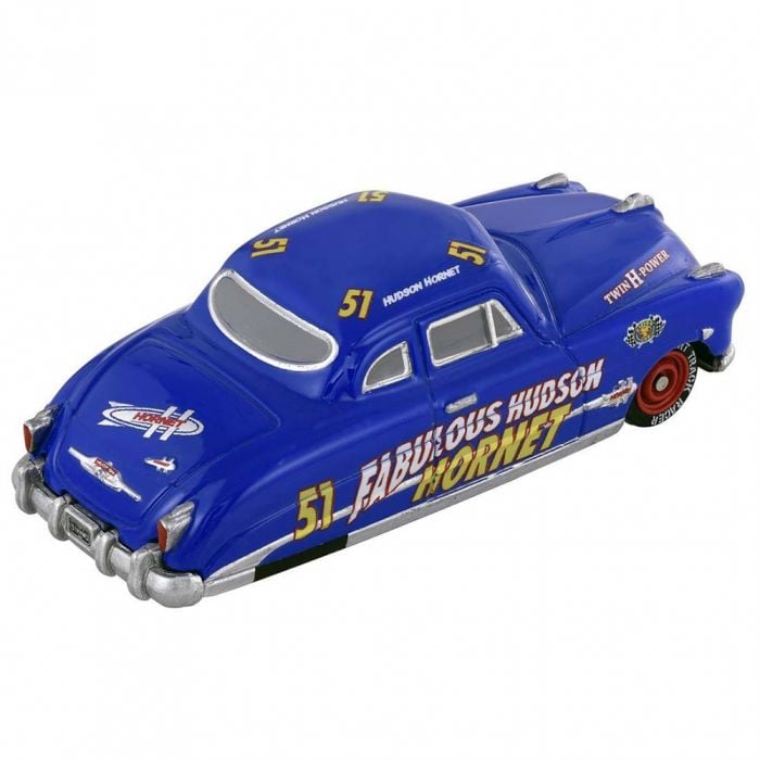 Takara Tomy Tomica Disney Pixar Cars C-08 Doc Hudson Fabulous Hudson Hornet Diecast Character Car Collectible Vehicle Toy Model with Authentic Movie-Inspired Design for Kids, Disney Cars Fans & Collectors