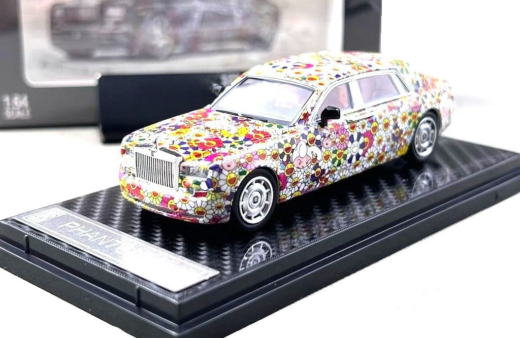 Street Weapon 1:64 Rolls-Royce Phantom VII Sunflower Edition Diecast Model Car | Premium Luxury Collectible