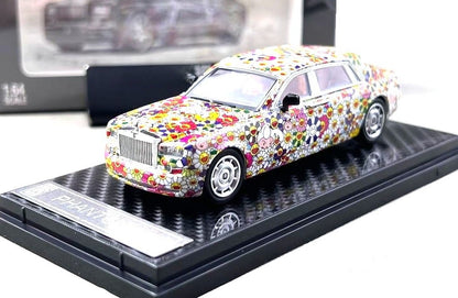 Street Weapon 1:64 Rolls-Royce Phantom VII Sunflower Edition Diecast Model Car | Premium Luxury Collectible
