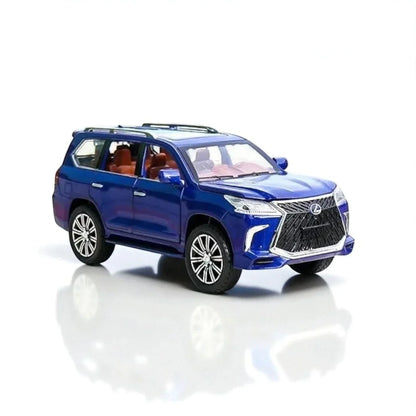 Joy Junction 1:24 Simulation Sound And Light Pull Back Series Die-Cast Car Model-Blue (JJ216) - Jaiman Toys